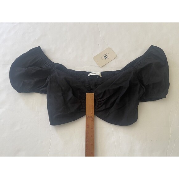 NWT Women Elodie O-Ring Black Crop Top‎ Summer Wear, Size Large - Picture 5 of 9